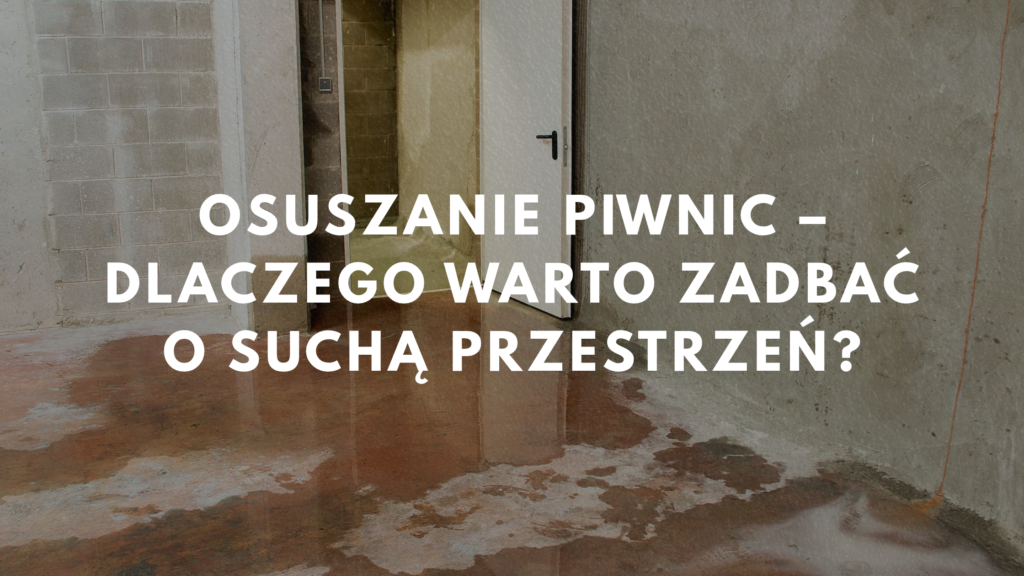 Osuszanie piwnic